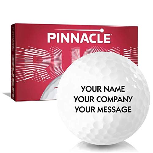 Custom Personalized Golf Balls with Your Name/Logo - Premium Quality for Tournaments, Gifts & Practice | Pinnacle Rush Golf Balls