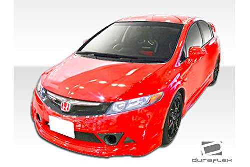 2006-2011 Honda Civic 4DR Duraflex Renzo Complete 4-Piece Body Kit - Front Bumper, Side Skirts & Rear Bumper - Aggressive Styling Upgrade for Street Racing & Car Shows