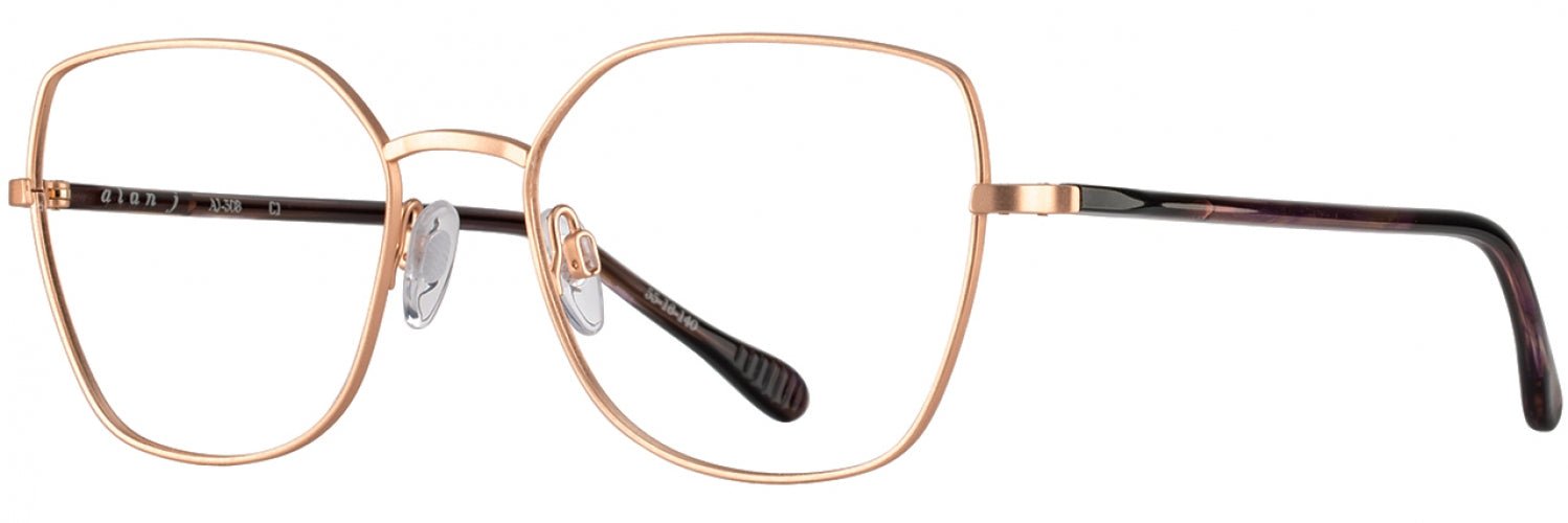 Alan J AJ508 Stylish Eyeglasses for Men & Women - Lightweight & Durable Frames for Reading, Driving & Daily Use