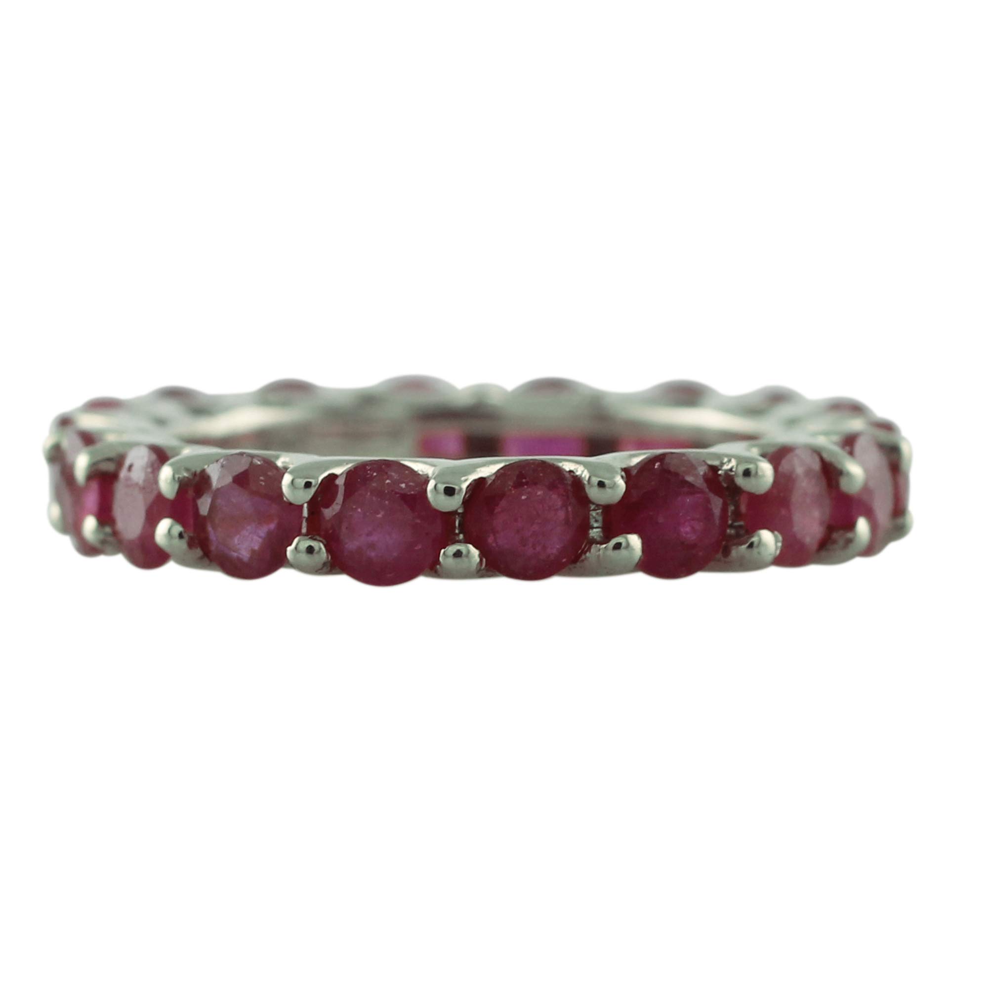 3.75 Carat Natural Thai Ruby Engagement Ring for Women - 925 Sterling Silver Wedding Jewelry - Perfect for Proposals, Anniversaries & Special Occasions
