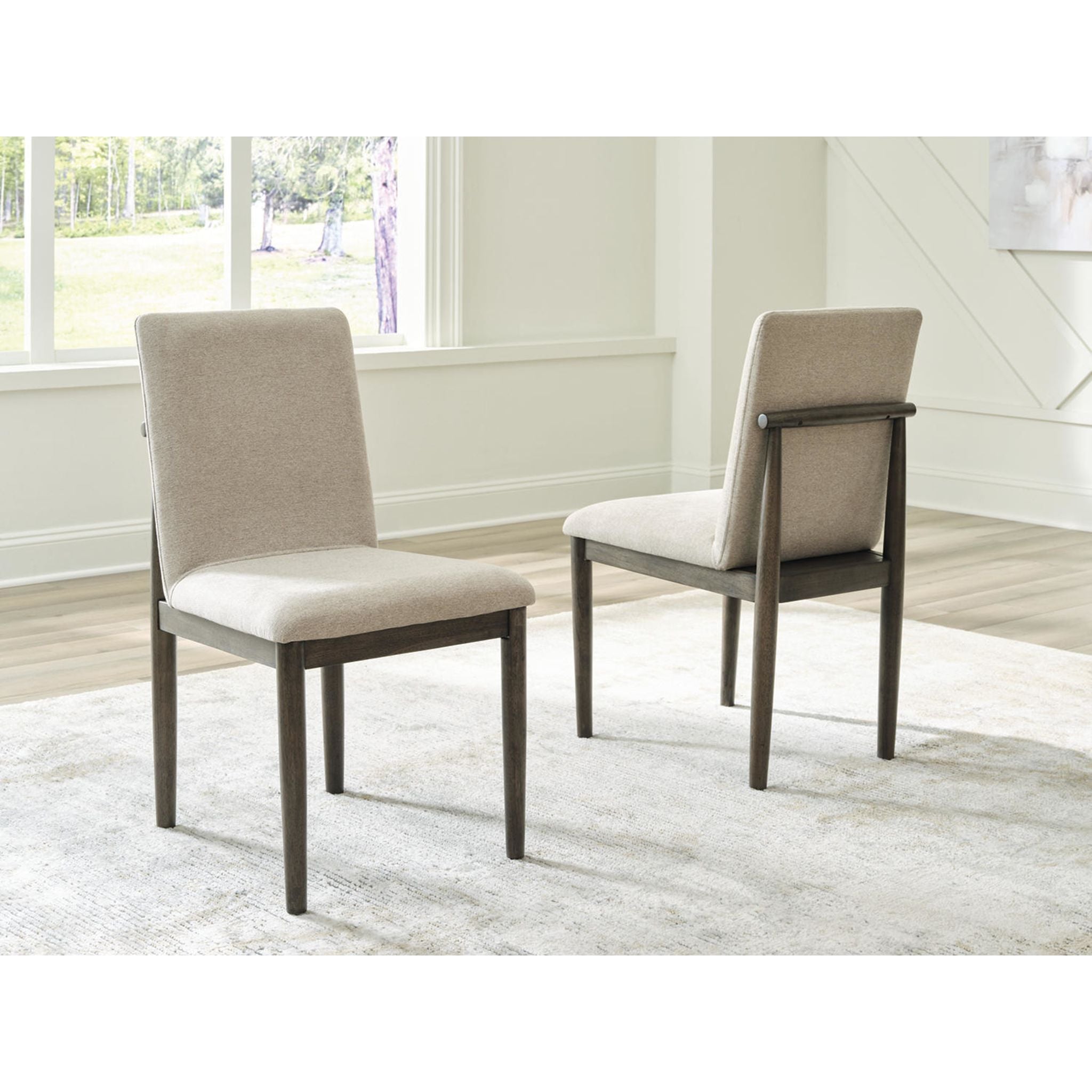 Arkenton Side Chair - Grayish Brown/Beige Modern Dining Chair (D786-01) | Perfect for Kitchen, Dining Room & Office Workspace