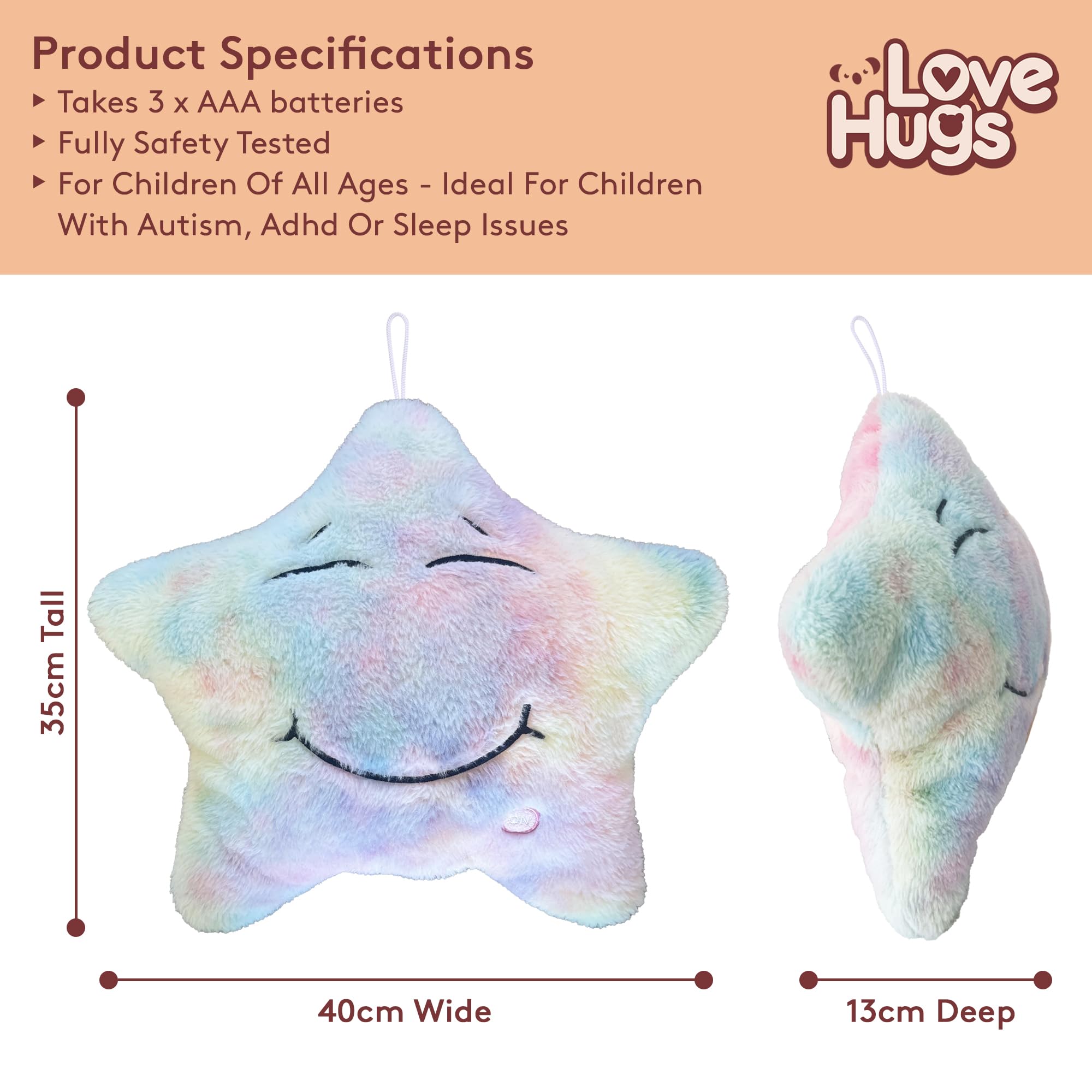 **Twinkle Twinkle Little Star Musical Plush Toy - Light Up Sensory Toy for Autistic Children & Newborns - Calming Autism Therapy Toy for Bedtime & Playtime**