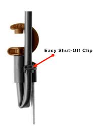CFD DownSpray Galvanized Rod Assembly with Shut Off Clip - Perfect for Lawn Irrigation, Garden Watering & Outdoor Plant Care