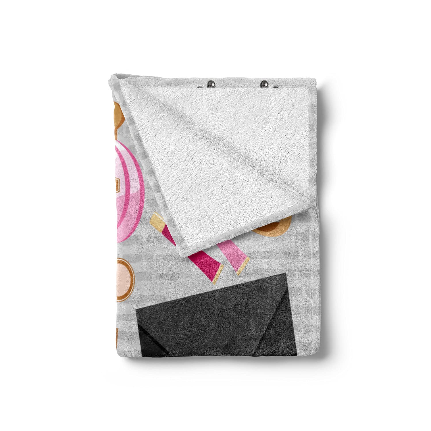 Ambesonne Flannel Fleece Throw Blanket - Soft Couch Cover for Adults, 50