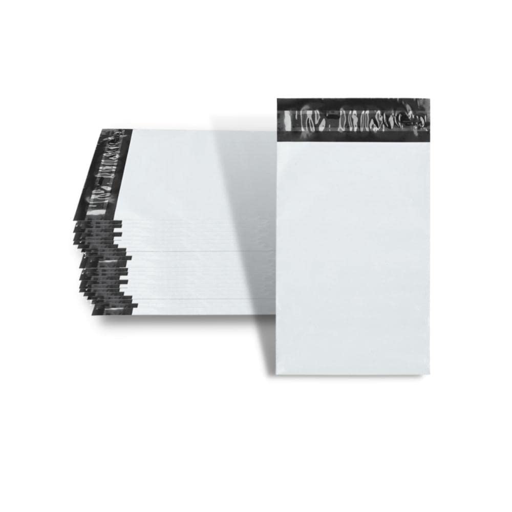 PSBM White Poly Mailers 10x13 Inches (2000 Pack) - Durable Self-Seal Shipping Envelopes for Clothing & Small Businesses | Perfect for Ecommerce, Online Stores & Package Shipping