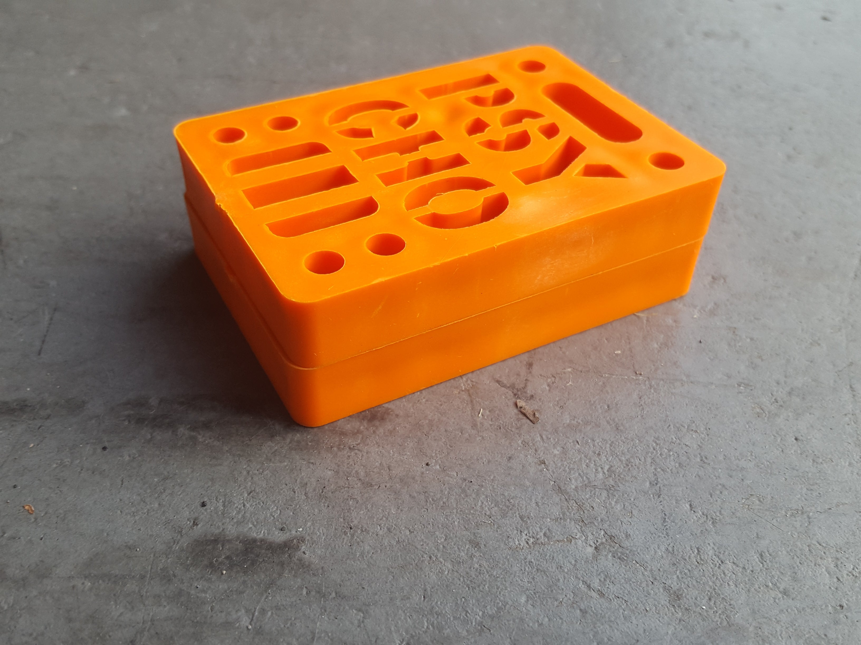 Psycho Risers 1/2 Inch Orange Riser Pads - Perfect for Motorcycle Handlebars, ATV, and Dirt Bike Accessories
