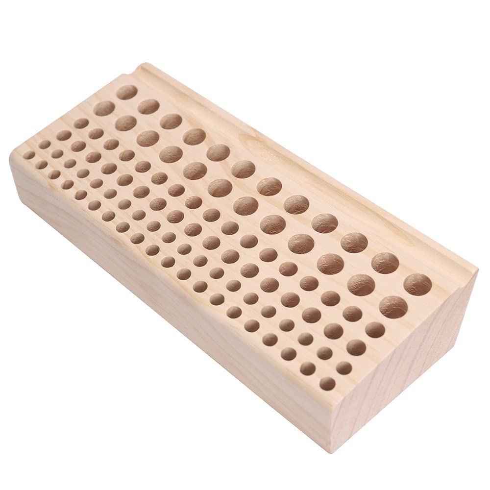 98-Hole Leather Craft Tool Holder - DIY Stamp & Punch Organizer for Leatherworking