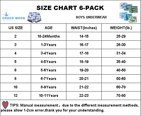 Soft Cotton Boys' Underwear Multipack - Breathable & Comfortable Briefs for Kids - Perfect for School, Play & Everyday Wear