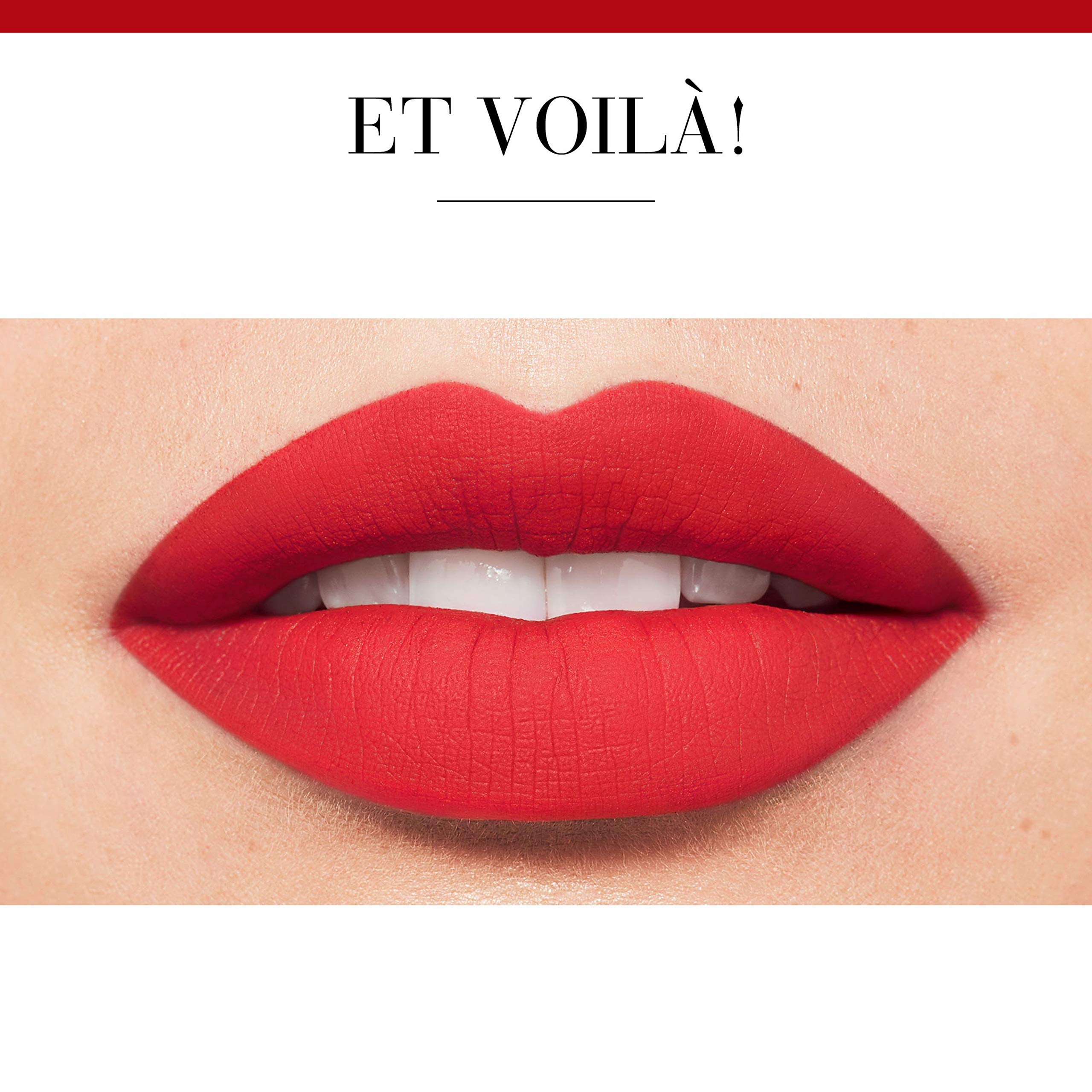 Bourjois Rouge Edition Velvet Lipstick - 03 Hot Pepper, 7.7ml | Long-Lasting Matte Liquid Lipstick with Velvety Finish - Perfect for Date Night, Parties & Everyday Wear
