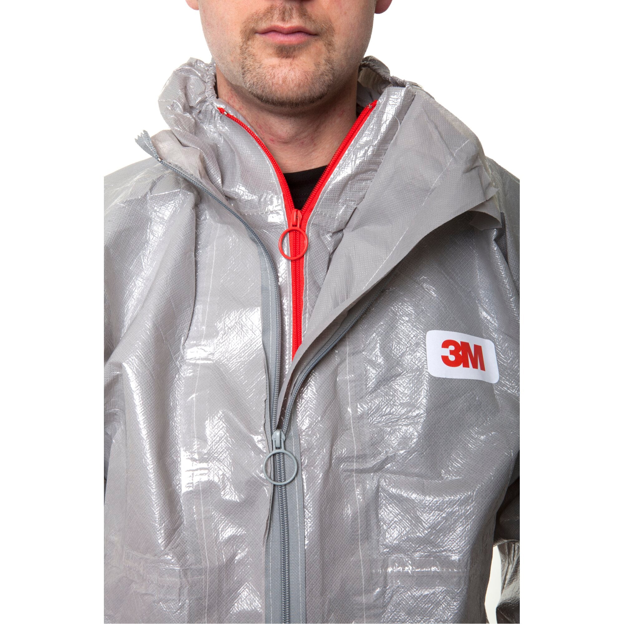 3M Chemical Protective Coverall 4570 - XL Size, Disposable Hazmat Suit with Hood, Liquid & Particle Protection for Industrial Safety, Lab Work, and Emergency Response