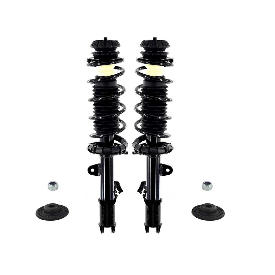 PM Auto Pair Front Quick Complete Strut-Coil Spring Assembly for 2014-2019 Nissan Versa Note | Easy DIY Installation | Smooth Ride Replacement for Front Suspension