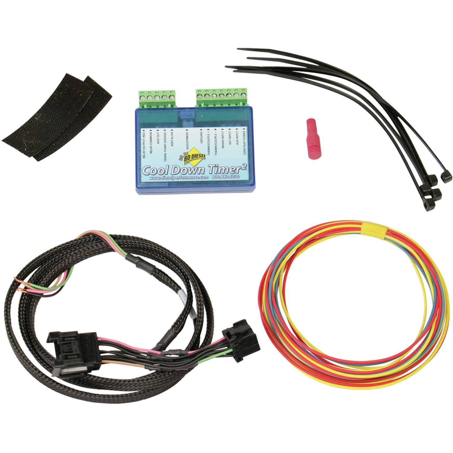BD Diesel 1081160-D3 Cool Down Timer Kit (V2.0) for Dodge Ram 2013-2017 6.7L Cummins - Turbo Timer & Engine Protection | Perfect for Towing, Off-Road & Heavy-Duty Use