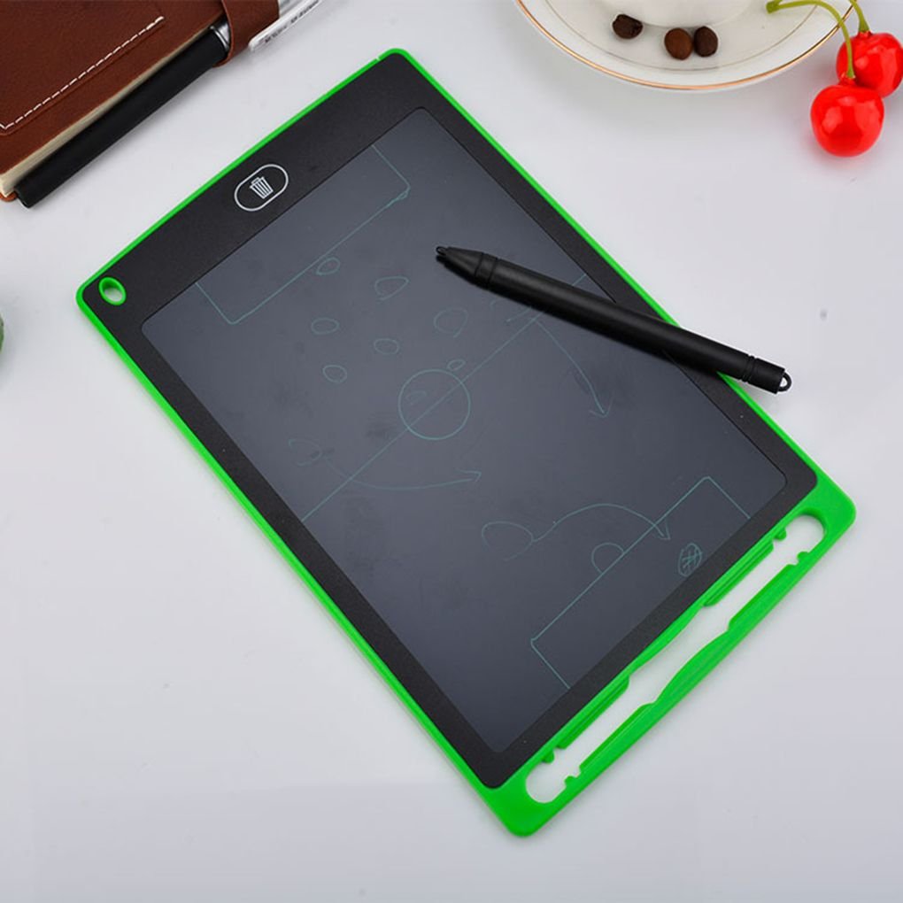 8.5 Inch LCD Writing Tablet for Kids - Green Mini Drawing Board, Erasable Digital Notepad for Handwriting Practice | Perfect for School, Home & Travel Use