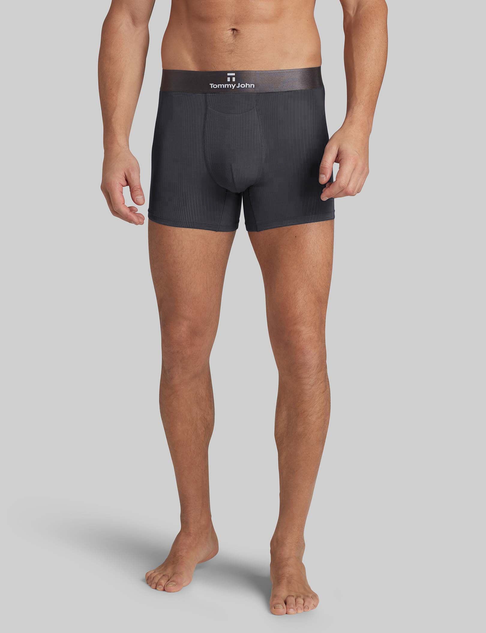 Second Skin Luxe Rib Trunk 4-Pack - Ultra Soft Men's Underwear for All-Day Comfort | Perfect for Workout, Lounge & Everyday Wear