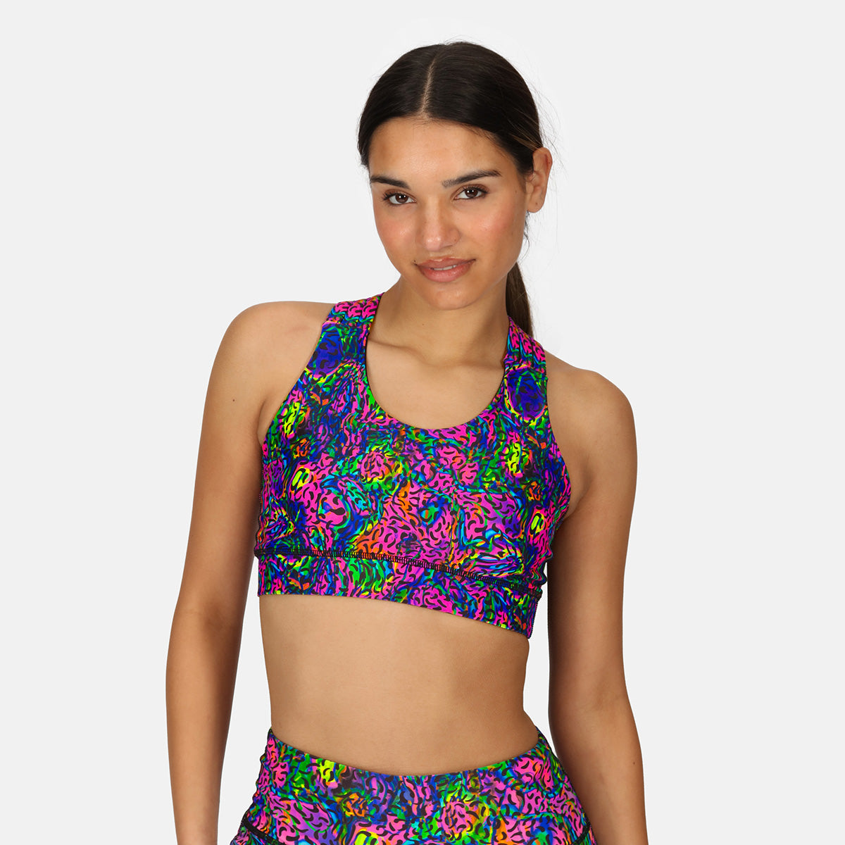 Celestial Cross Back Bra - Women's Comfortable Yoga Sports Bras for Workout & Activewear - Perfect for Yoga, Gym, Running & Fitness Training
