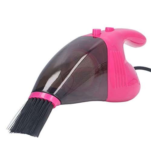 Mini Car Vacuum Cleaner - USB Rechargeable Portable Handheld Vacuum for Cars, Keyboards, Office & Home Use | Compact & Energy Efficient | Ideal for Car Seats, Desks, Computers (Pink)