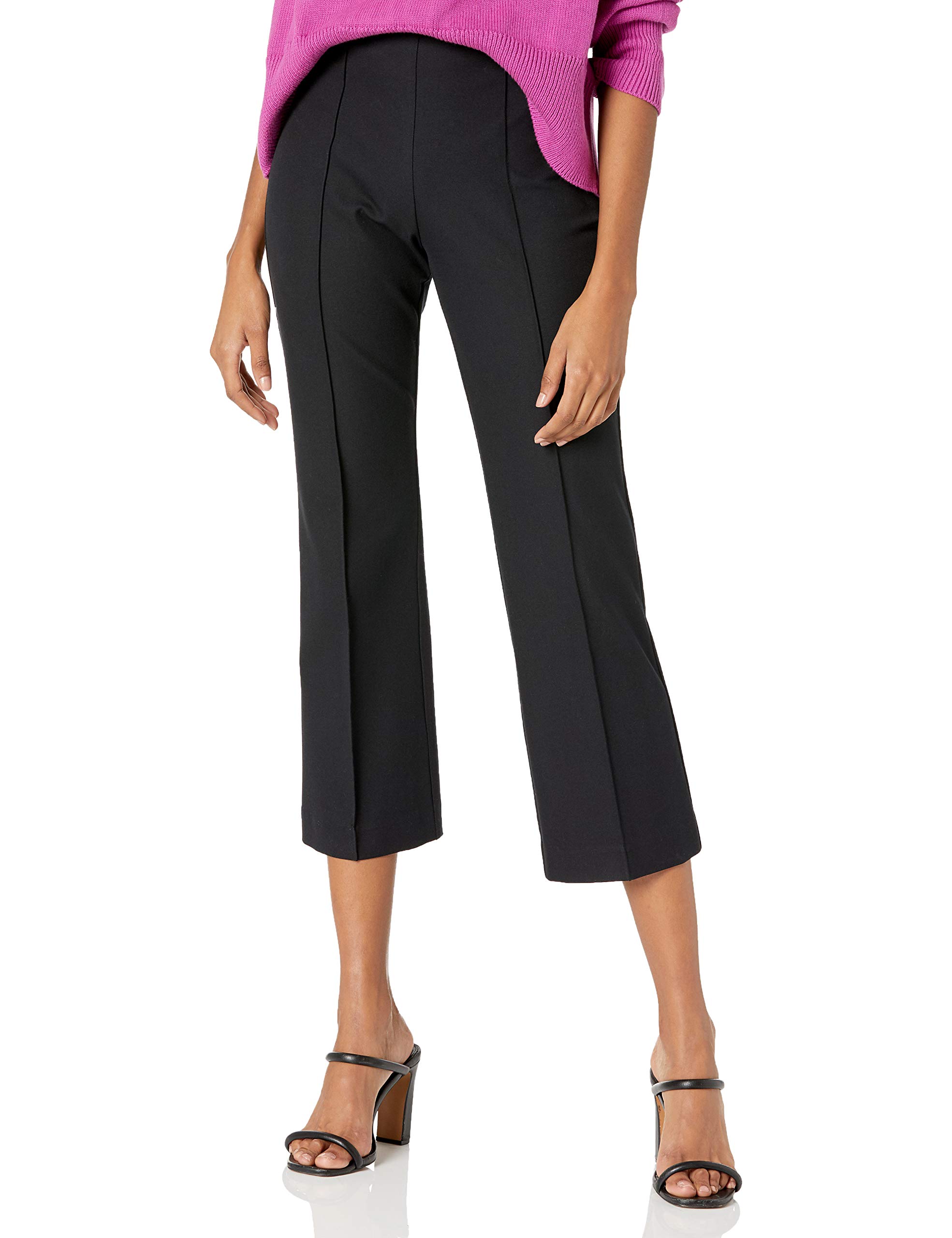 Trina Turk Women's Wide Leg Cropped Pants - High Waist Casual Trousers for Work & Weekend | Comfortable Summer Office Pants for Business & Travel