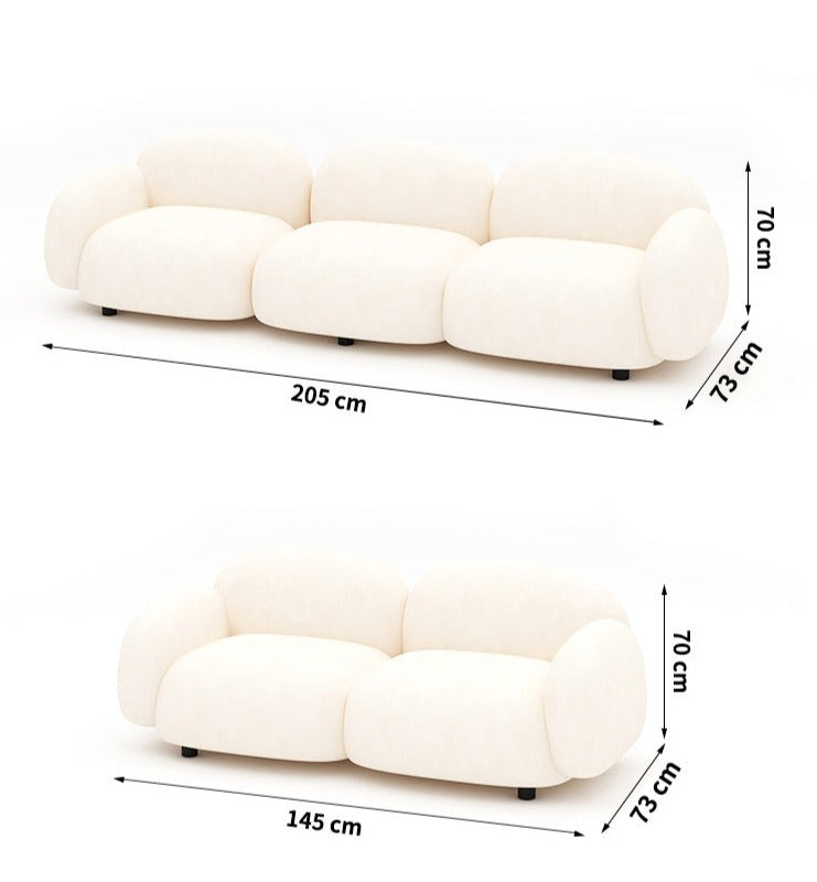 Stretch Canape Sofa Set - Modern Convertible Sectional Couch for Living Room | Comfortable Lounge Furniture for Small Spaces & Apartments | Perfect for Relaxing, Entertaining & Movie Nights
