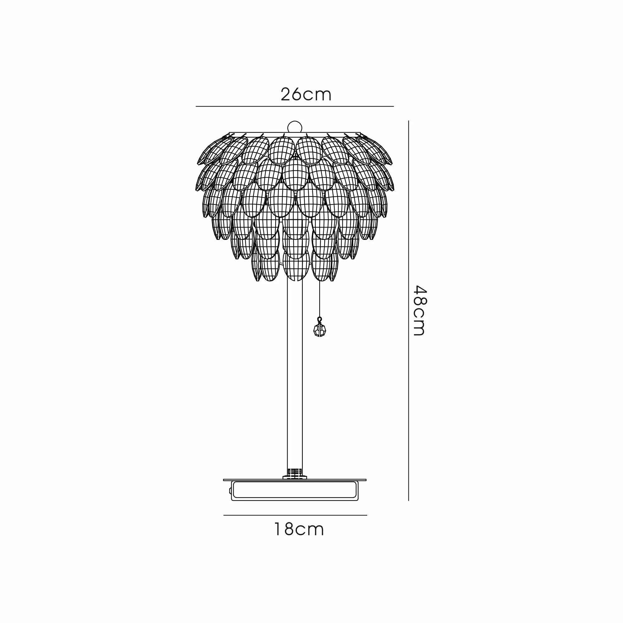Elegant Consten Crystal Table Lamp with 2 E14 Bulbs - Perfect for Bedroom Nightstand, Living Room Decor, and Office Lighting