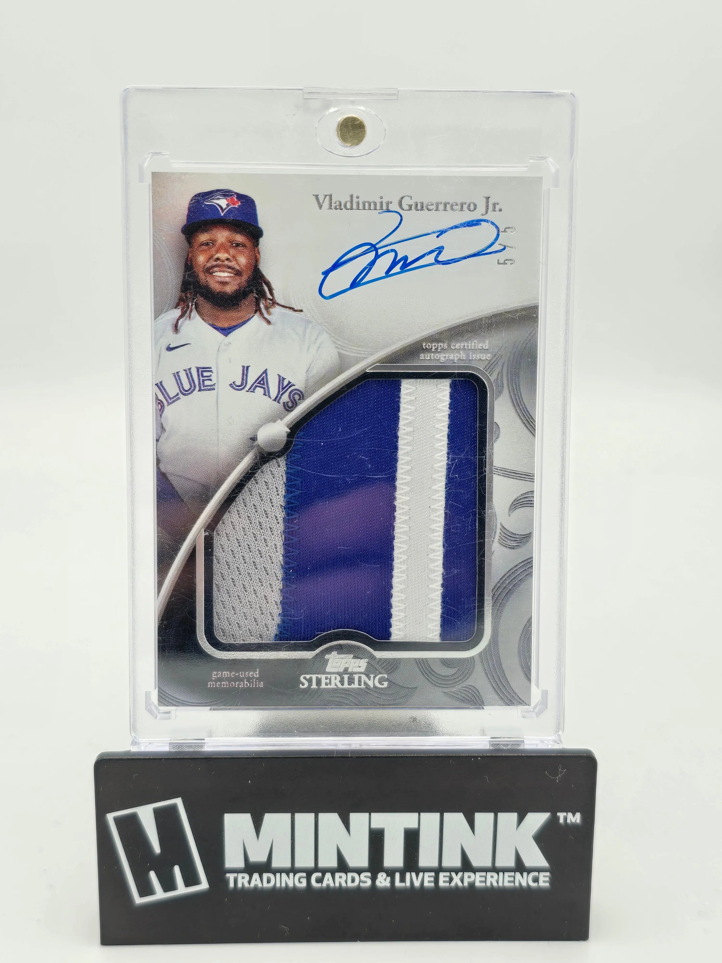 2024 Topps Sterling Baseball Vladimir Guerrero Jr. Splendor Jumbo Patch Auto 5/5 - Rare Collectible Sports Card for Baseball Fans & Memorabilia Collectors - Perfect for Display, Investment, and Trading