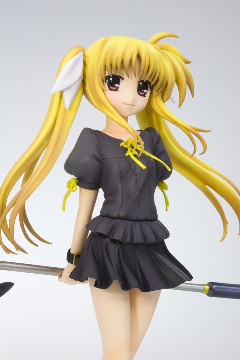 Fate Testarossa 1/8 Scale PVC Figure - Casual Wear Outfit - Magical Girl Lyrical Nanoha The Movie - Anime Collectible for Display & Decor