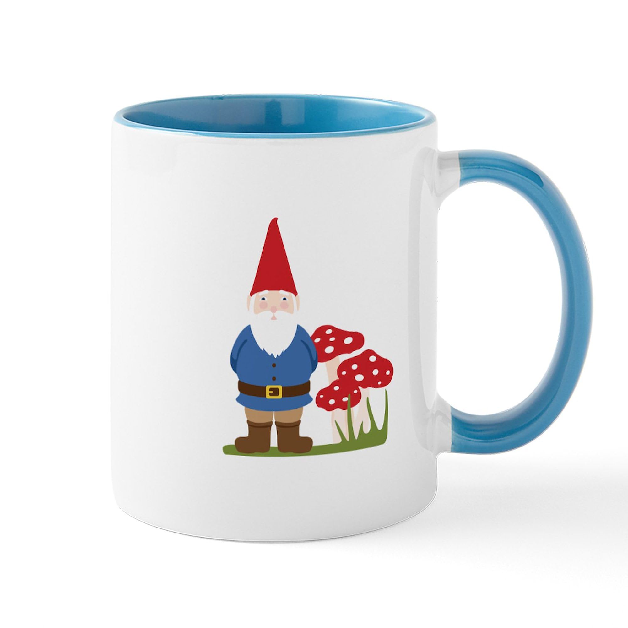 11 oz (325 ml) Ceramic Coffee Mug - Garden Gnome Design by CafePress | Perfect for Home, Office & Gifts
