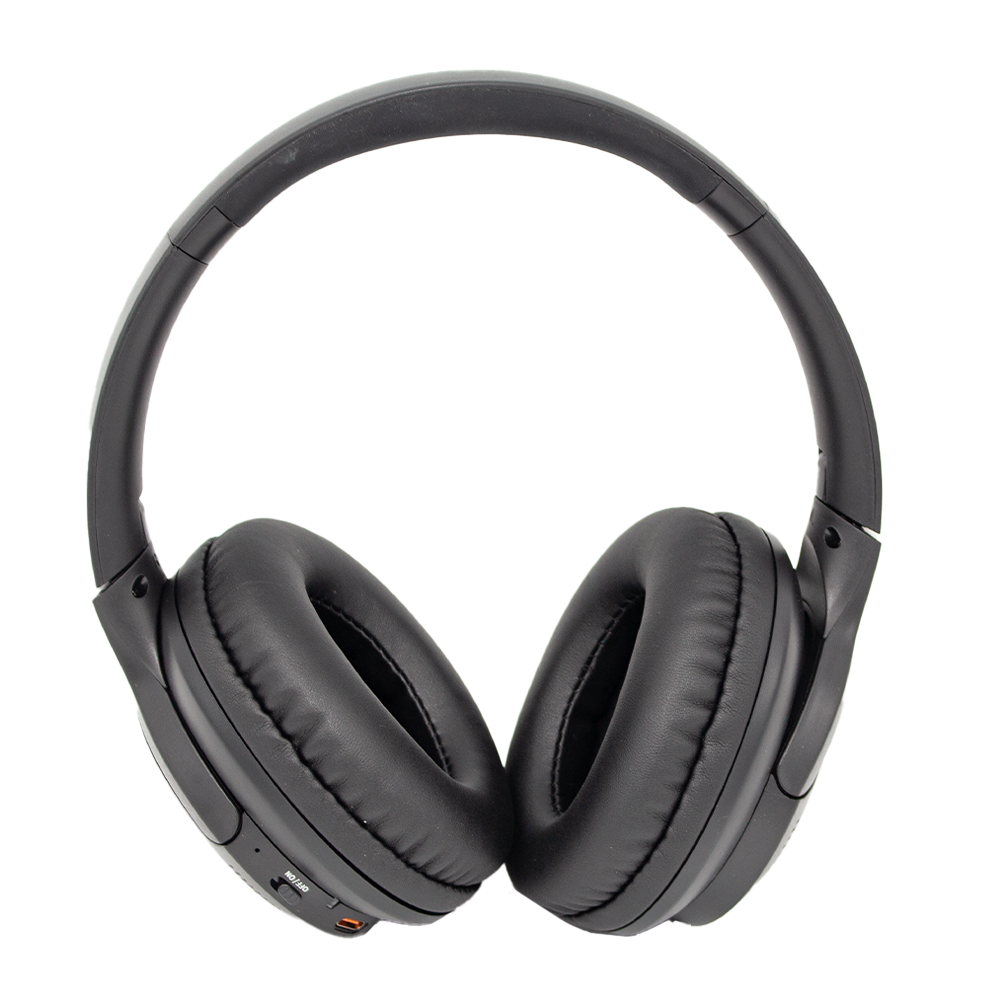 Klgo Wireless Bluetooth Headset - Noise Cancelling Over-Ear Headphones with Mic, Black (B 9 BK) | Perfect for Gaming, Work Calls & Music Listening