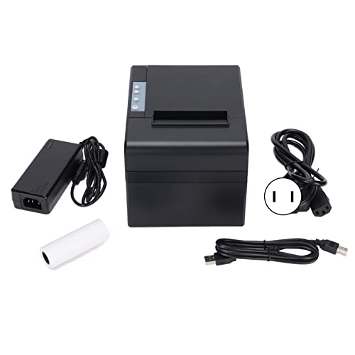 Mini Thermal Printer - Compact Portable Mobile Printer with 300mm/s High Speed Printing for Logistics, Restaurants, Bubble Tea Shops & Takeout - Perfect for Receipts, Labels & Order Tracking in Small Businesses (US)