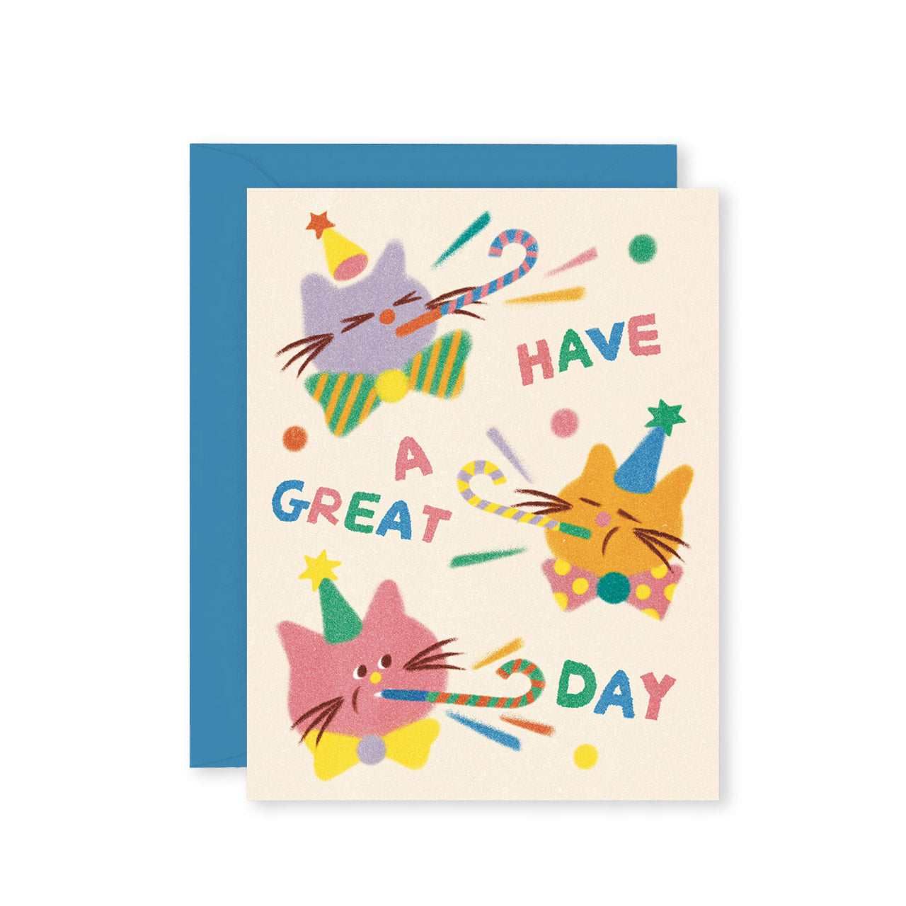 Cat Celebration Greeting Card - Funny Birthday & Holiday Cat Cards for Cat Lovers - Perfect for Birthdays, Anniversaries & Special Occasions