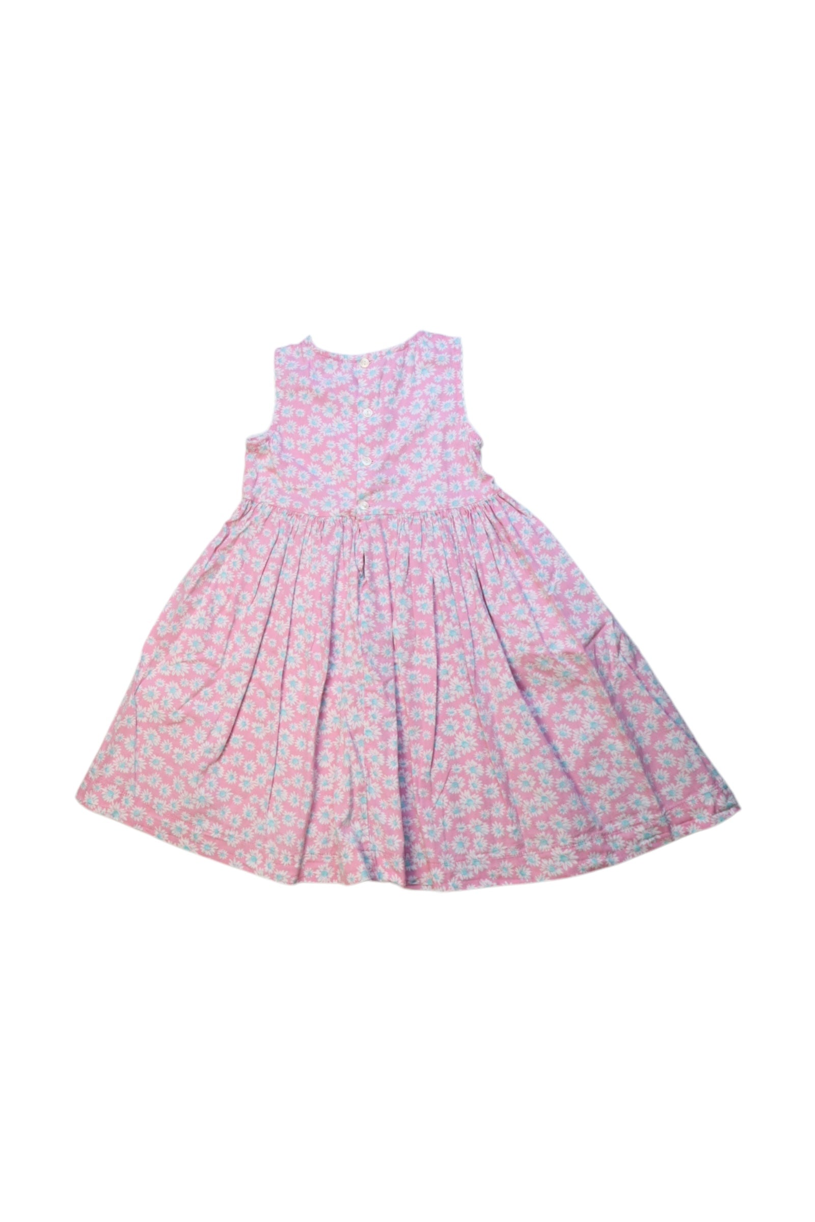 Angelina Floral Print Sleeveless Girls Dress Size 4T - Perfect for Summer Playdates & Birthday Parties