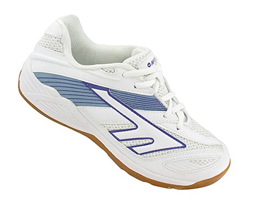 HI-TEC Viper Court Women's Tennis Shoes - White/Lilac/Purple - Size 10 | Lightweight Comfort for Court Sports & Casual Wear