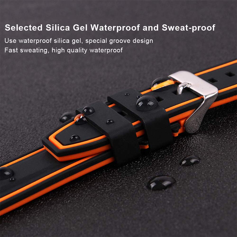 Compatible with Apple Watch Bands 49mm 45mm 44mm 42mm 41mm 40mm 38mm - Soft Silicone Sport Strap for Apple Watch Series 10/9/8/7/6/5/4/3/SE/Ultra 2 - Durable Sweatproof Replacement Band for Men & Women - Perfect for Running, Swimming & Everyday Wear