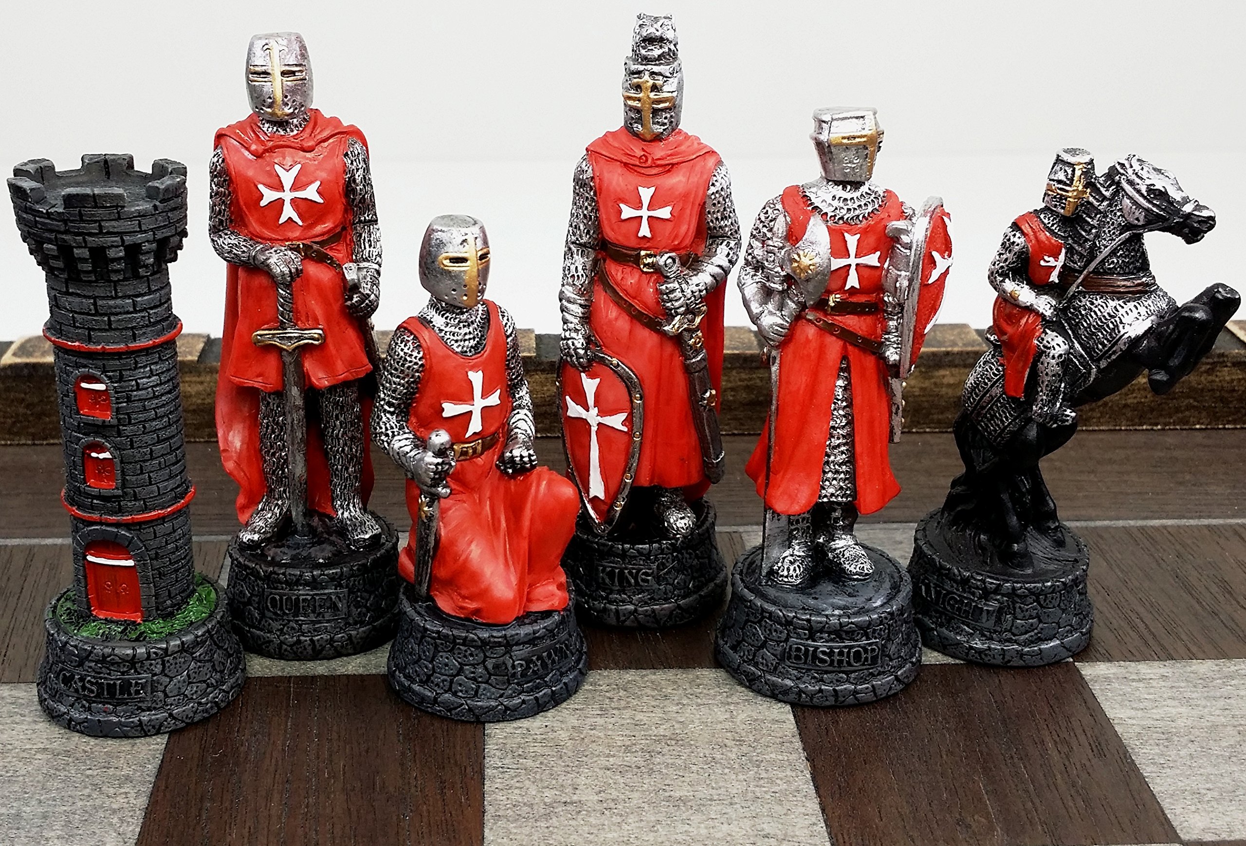 Medieval Crusader Knight Costume with 17.25