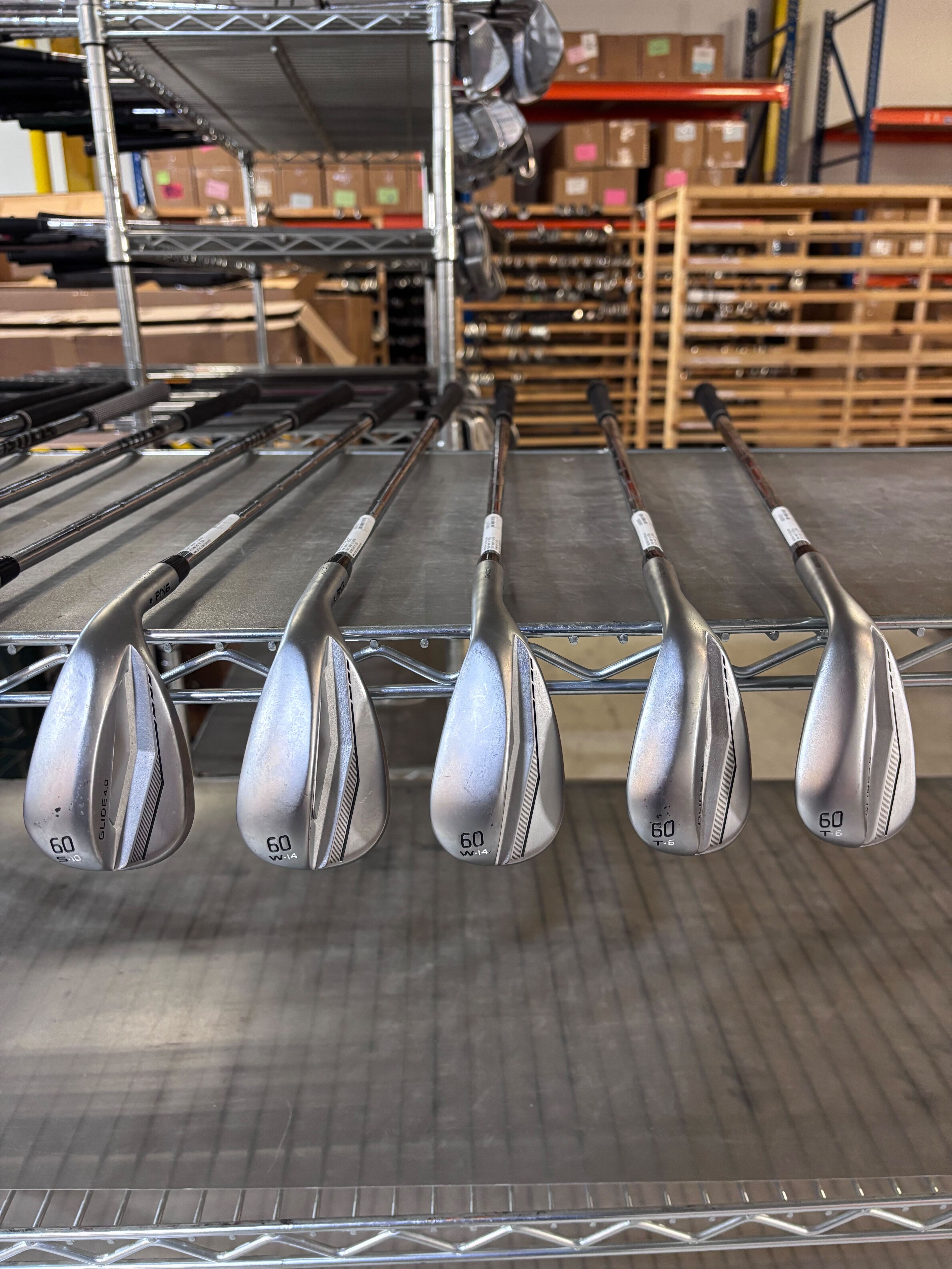 10 Pack Ping Glide 4.0 Golf Wedges Set - Right/Left Hand Steel Shaft Wedge for Short Game Precision - Perfect for Chipping, Pitching & Bunker Shots on the Course