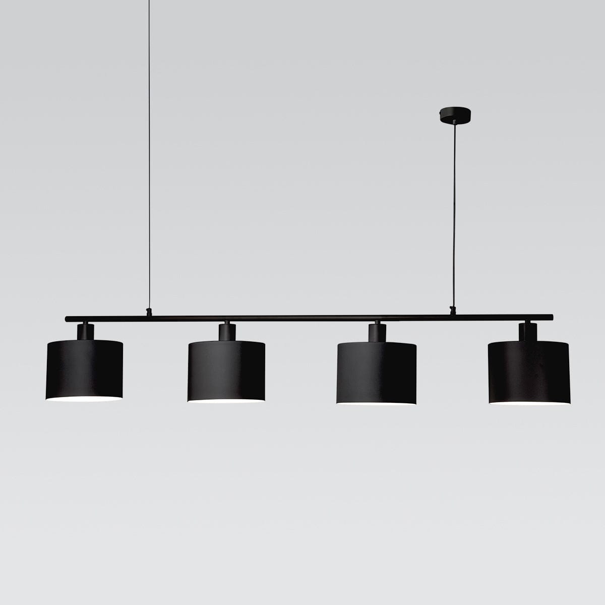 Modern Linear Pendant Light - Sleek Minimalist Design for Kitchen Island, Dining Room & Bedroom Lighting