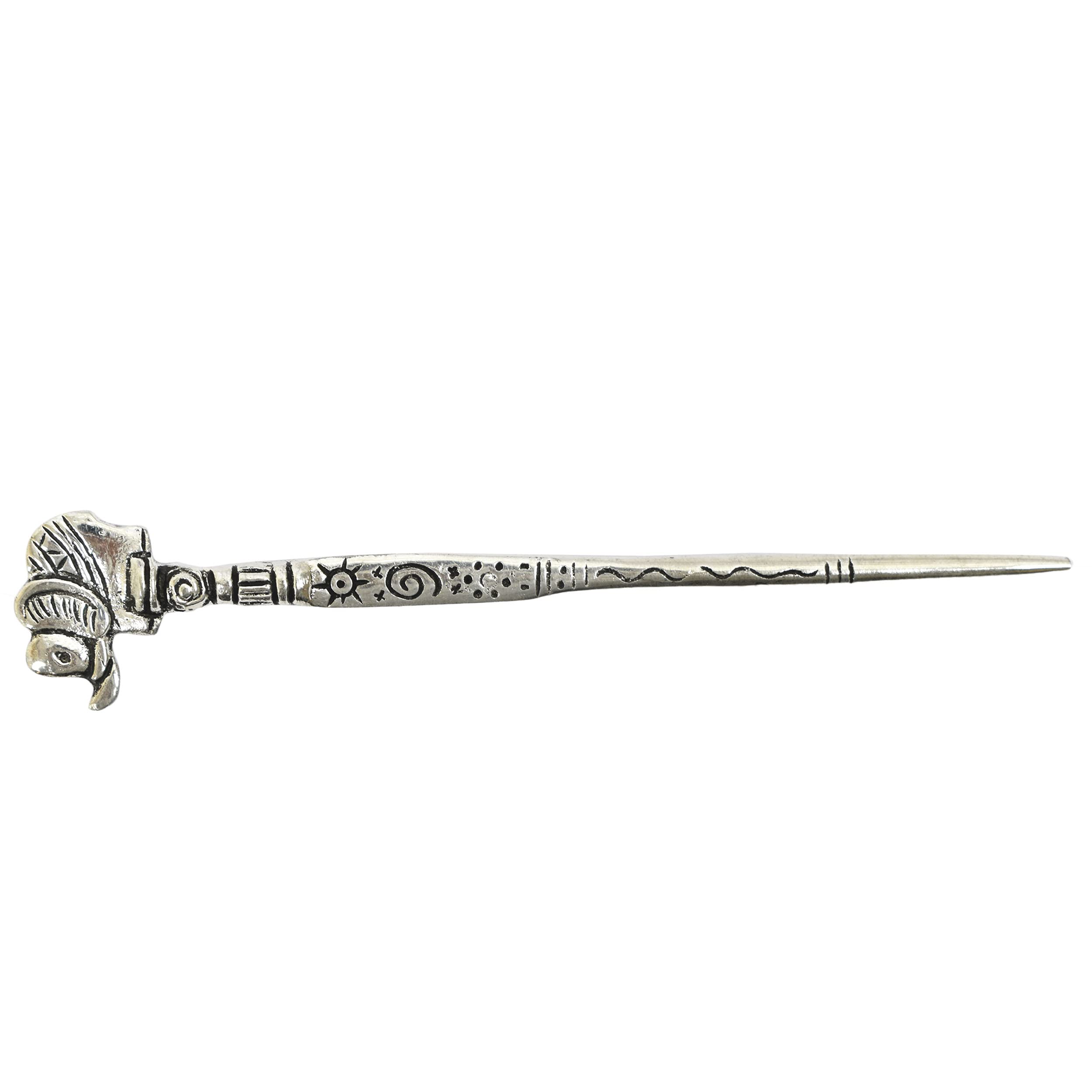 Elegant Women's Metal Elephant Hair Sticks - Vintage Hair Chopsticks for Updos, Buns & Braids - Perfect for Weddings, Parties & Everyday Styling
