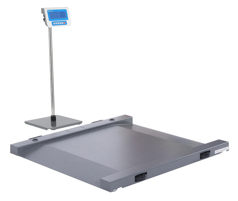 Brecknell Avery DS1000 LCD Digital Drum Floor Scale - 1000 lb Capacity, 0.5 lb Increments | Heavy-Duty Industrial Weighing for Warehouses, Shipping & Logistics