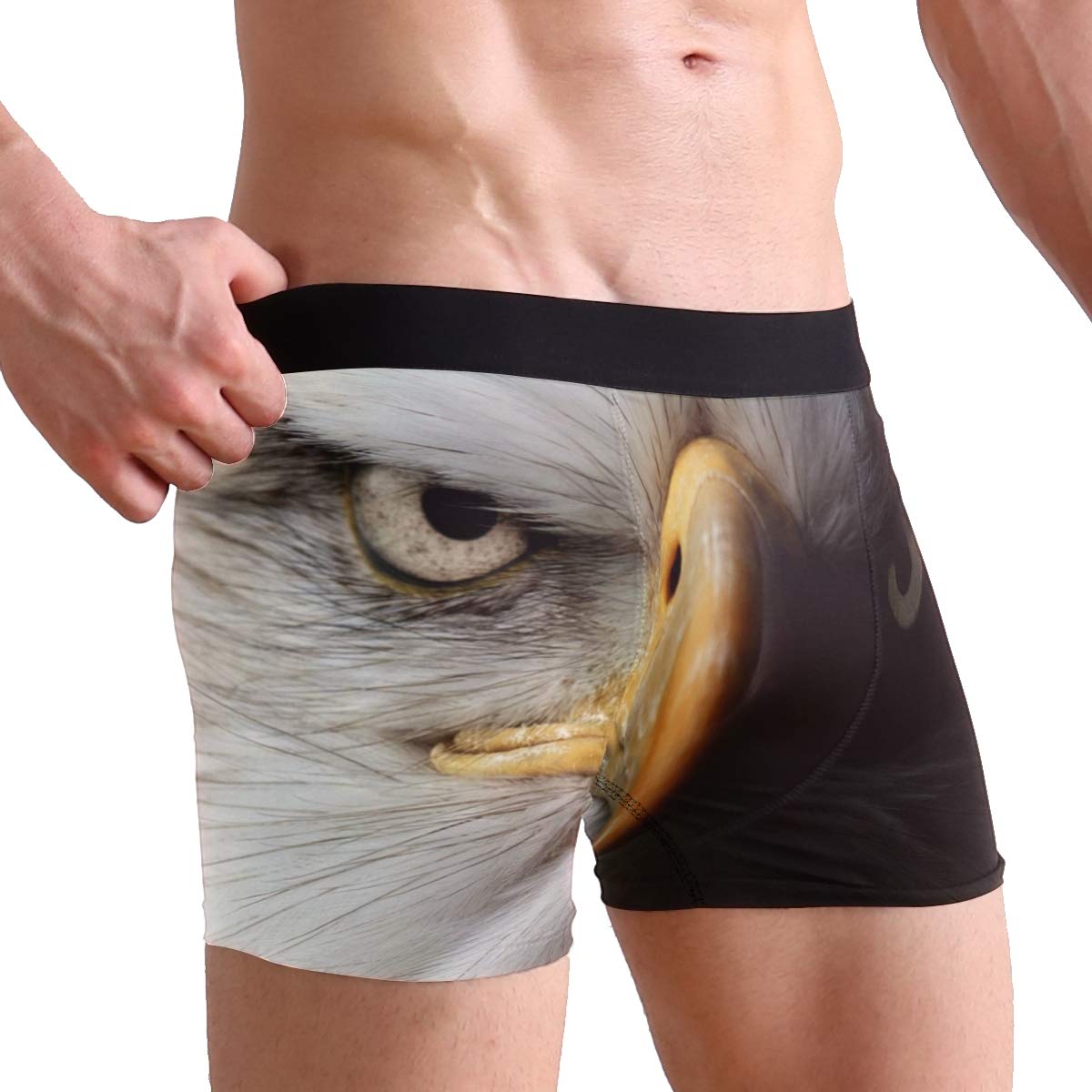 USA Patriotic American Flag Eagle Boxer Briefs for Men & Boys - Comfortable Cotton Underwear for Daily Wear, Workout & Sports