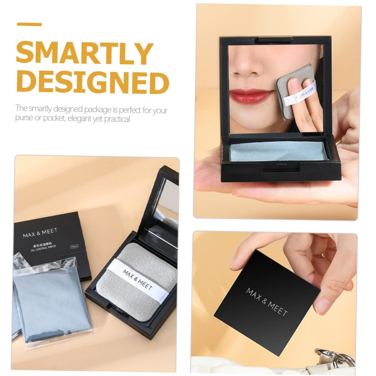 FRCOLOR 2-Pack Oil Absorbing Blotting Papers for Face - Matte Finish Oil Control Film & Pore Minimizing Facial Sheets | Perfect for Travel, Oily Skin Care & On-the-Go Shine Control