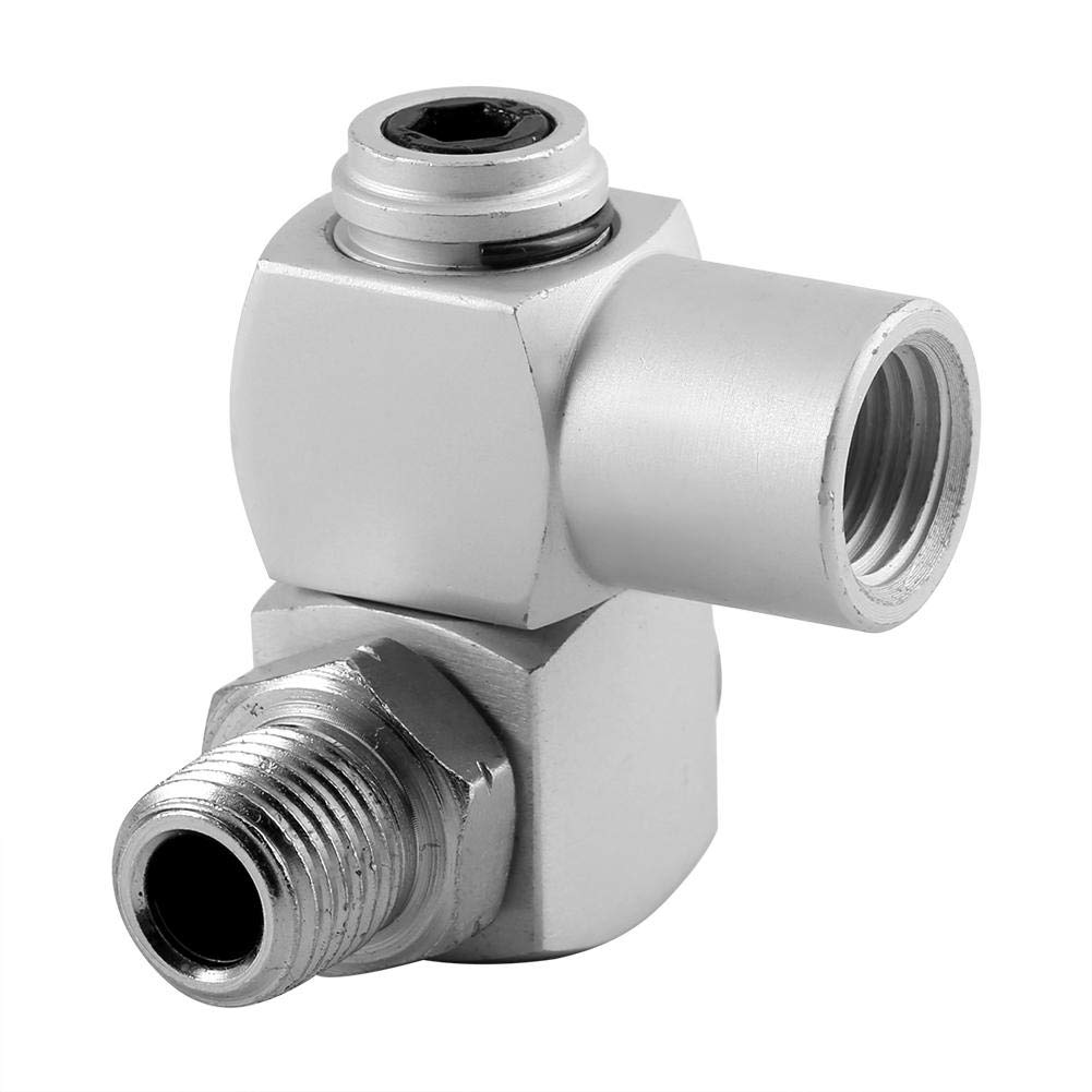 1/4-Inch Air Tool Swivel Fitting - 4 Pcs Aluminum 360 Degree Swivel Air Hose Connector for Pneumatic Tools, Air Compressors & DIY Projects
