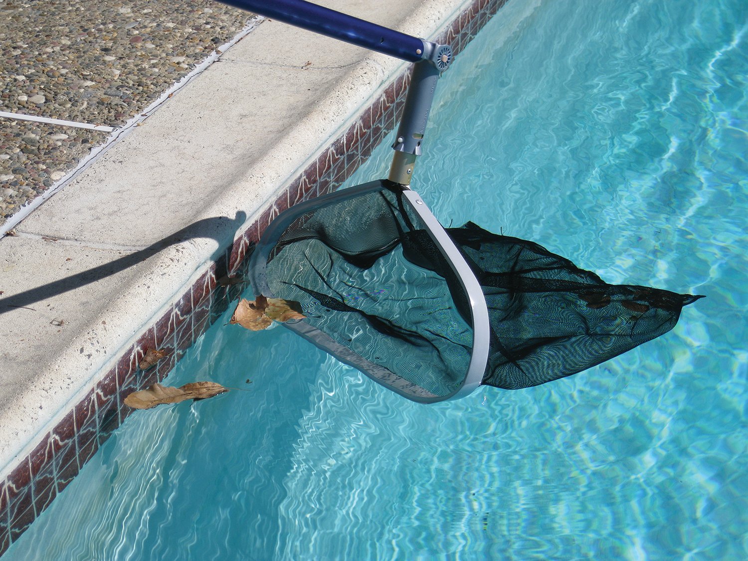 Poolmaster 29018 Adjustable Swimming Pool Cleaning Pole with Pivot Head - Telescopic Pool Skimmer Pole for In-Ground & Above Ground Pools, Spas & Hot Tubs - Perfect for Leaf Skimming, Vacuuming & Maintenance
