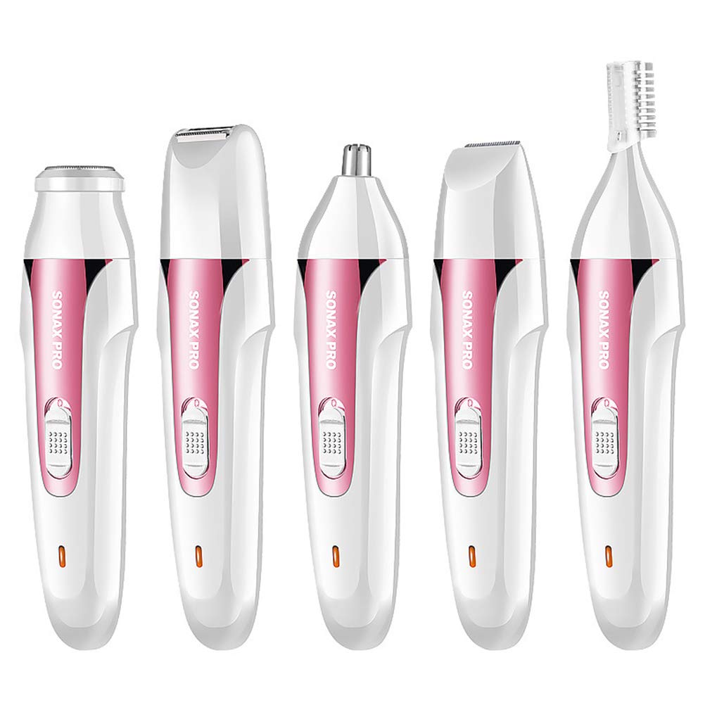 Electric Shaver for Women - Rechargeable Eyebrow & Facial Hair Remover, Multifunction Lady Shaver with Precision Trimmer for Smooth Skin - Perfect for Travel, Home & Salon Use