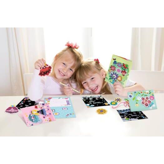 Beautiful Floral Scratch Greeting Cards for Birthdays, Thank You & Special Occasions - DIY Art Cards with Hidden Messages