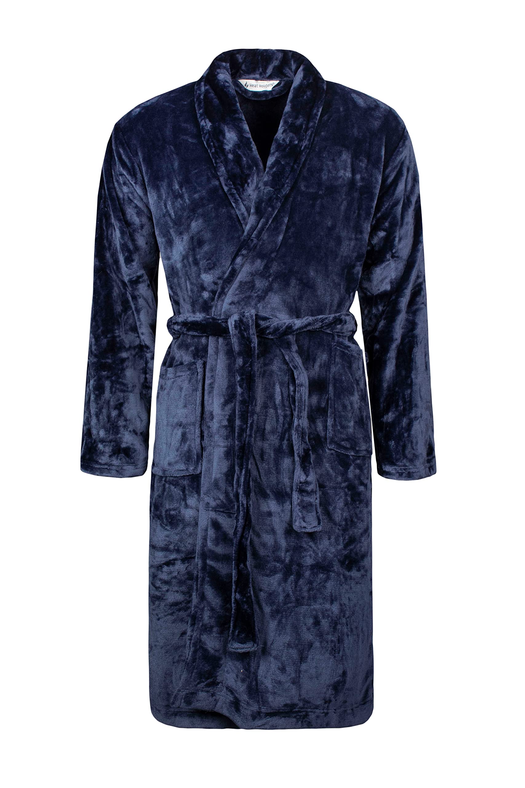 Heat Holders SockShop Men's Fleece Dressing Gown - Ultra Warm & Soft Bathrobe for Winter - Perfect for Lounging at Home & Spa Relaxation