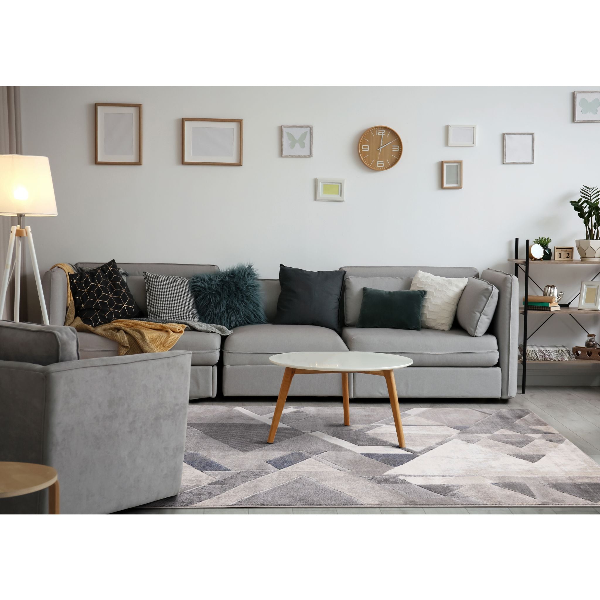 Alida Soft Plush Area Rug 8'x10' - Non-Slip Living Room Carpet for Home Decor, Bedroom, Office | Ultra-Comfortable & Stylish Floor Mat