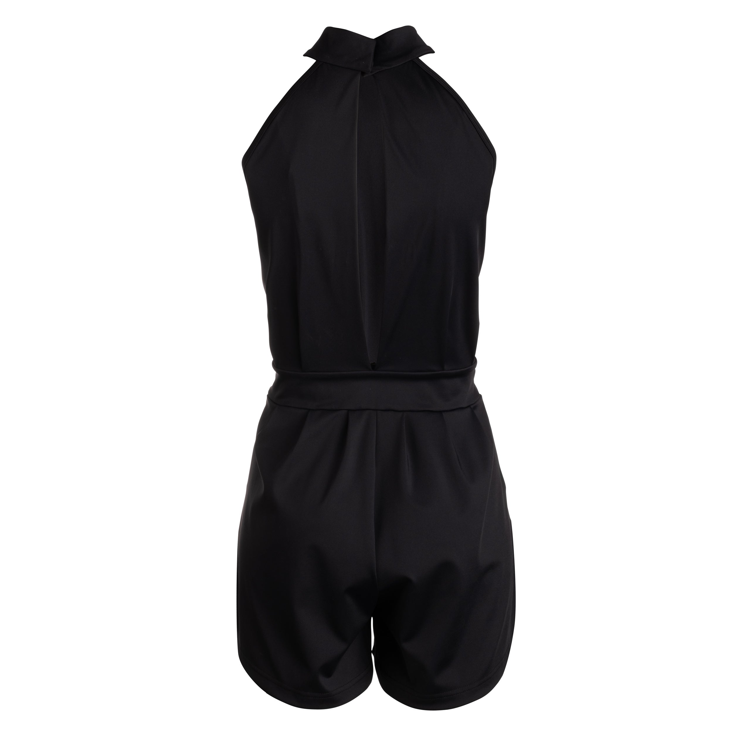 Leylah Mock Neck Romper for Women - Stylish Jumpsuit with Long Sleeves & Belted Waist | Perfect for Office, Date Night & Fall Fashion