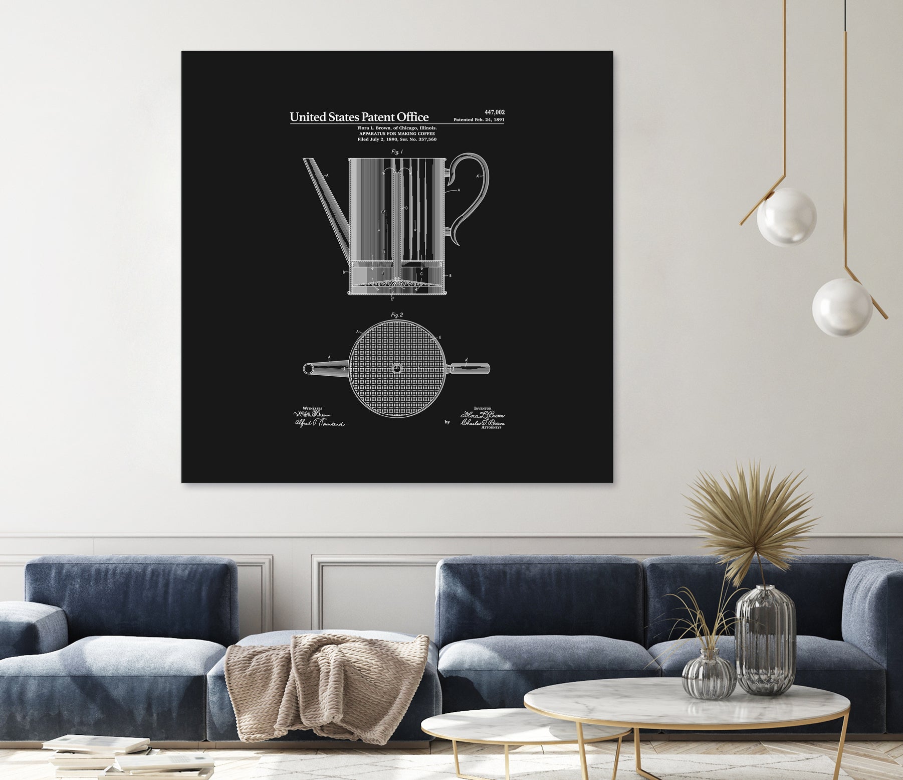Premium French Press Coffee Maker - Durable Stainless Steel Black Coffee Press with Patented Design for Rich, Smooth Brew - Perfect for Home, Office & Camping Use