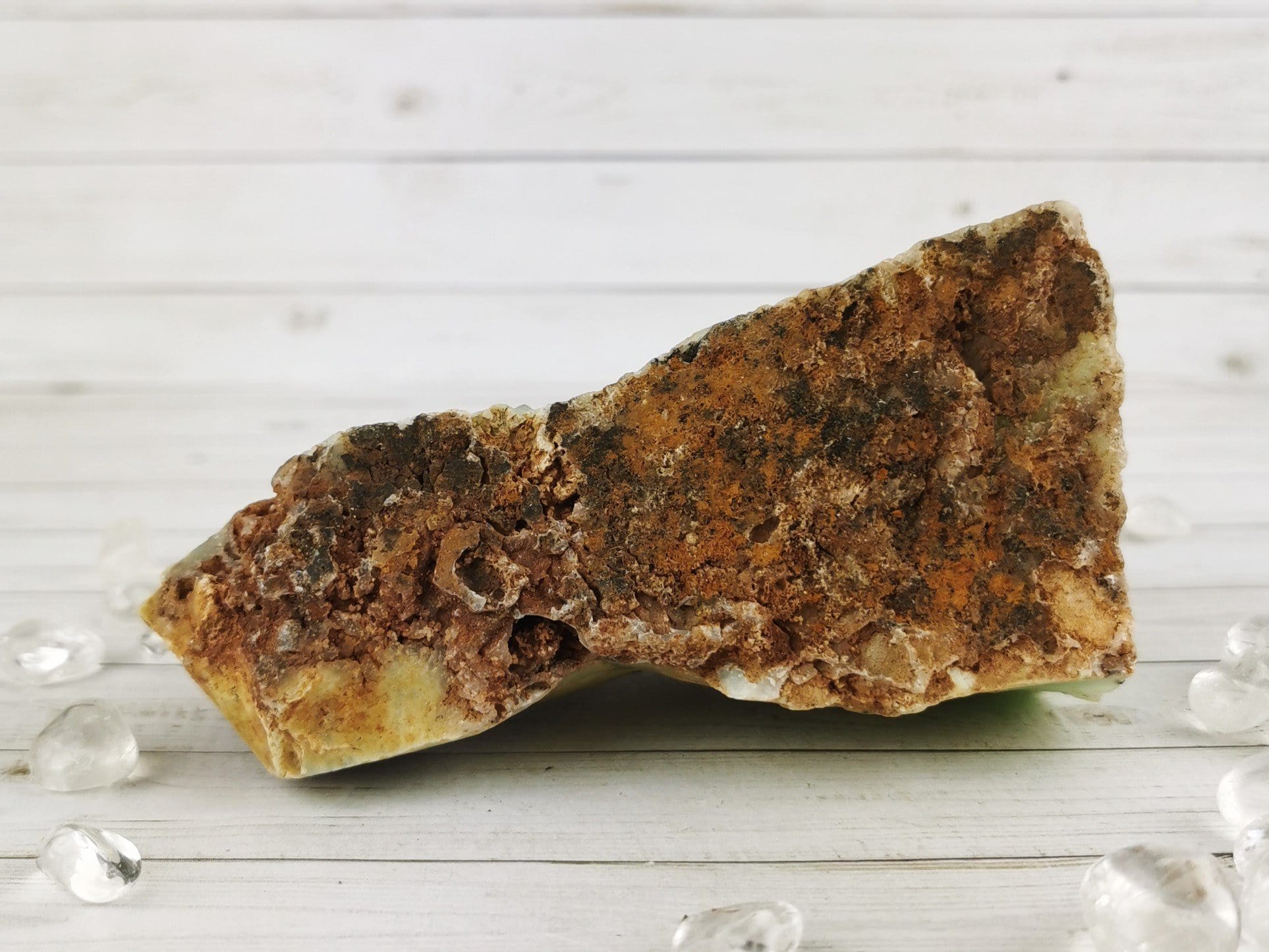Natural Chrysoprase Crystal Specimen - Healing Stone for Jewelry Making, Meditation & Home Decor - Raw Green Gemstone for Collectors & Spiritual Use