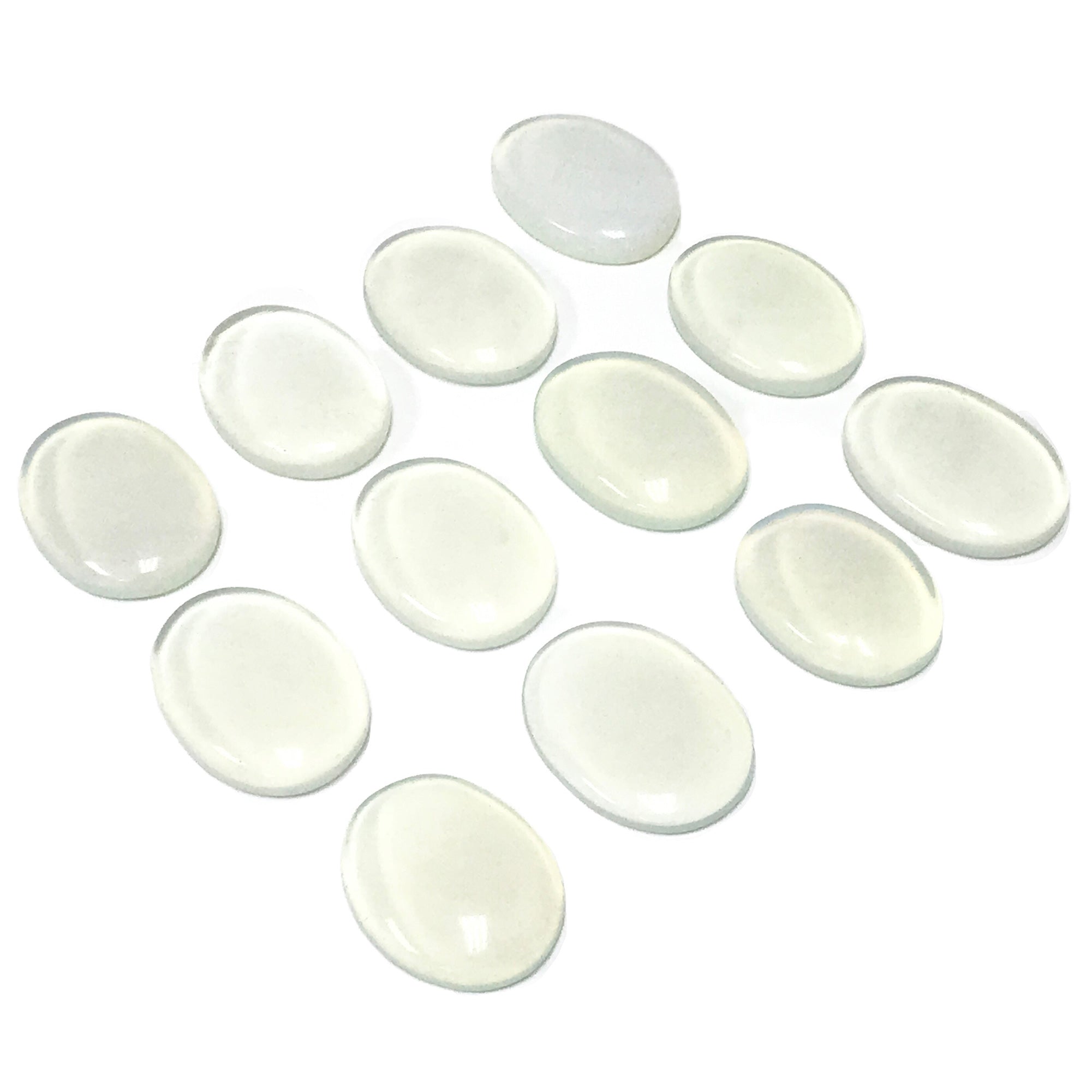Opalite Pocket Fidget Stone - Smooth Thumb Indent Anxiety Relief Worry Stone - 1 Piece Stress Relief Tool for Adults & Kids - Perfect for Meditation, Office, Travel & ADHD Focus Aid