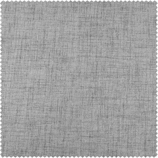 Millennial Grey Thermal Cross Linen Weave Swatch - Premium Fabric Sample for Home Decor, Upholstery & DIY Projects | Perfect for Curtains, Pillows & Crafting